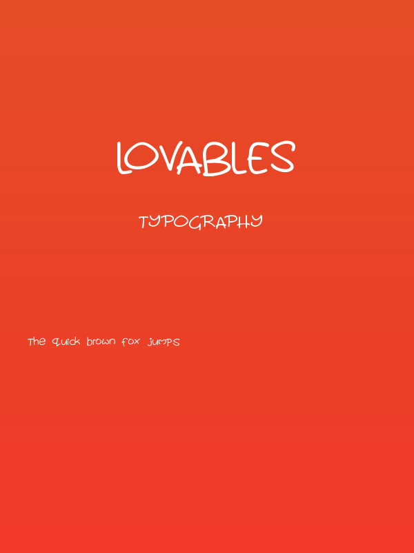 Lovables Poster