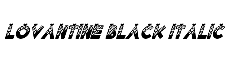 Lovantine Black italic  Descarca Fonturi Gratis