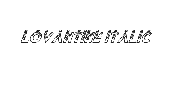 Lovantine italic Logo