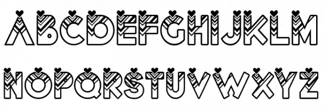 Lovantine 字体 大写