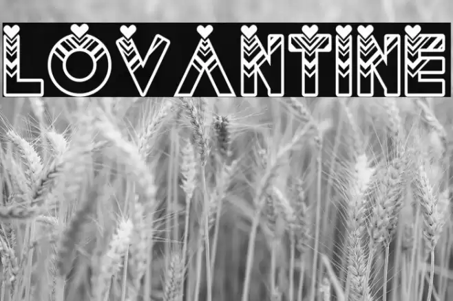 Lovantine Font examples