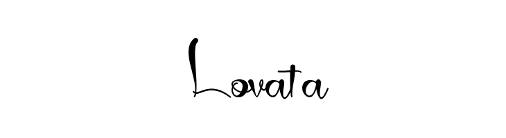 Lovata  Free Fonts Download