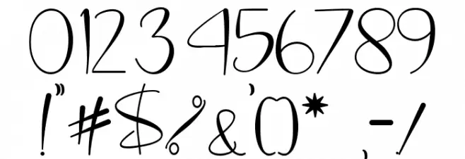 Lovata Font OTHER CHARS