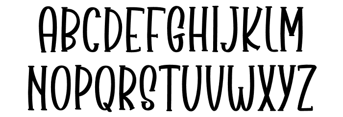Love Amanda Font UPPERCASE