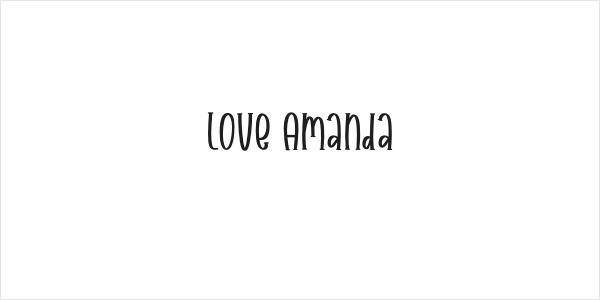 Love Amanda Logo