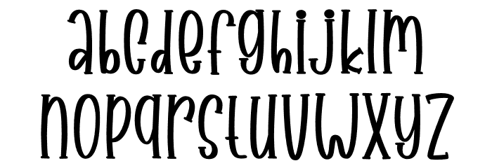 Love Amanda Font LOWERCASE