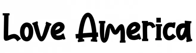Love America  Descarca Fonturi Gratis