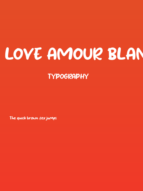 Love Amour Blank Poster