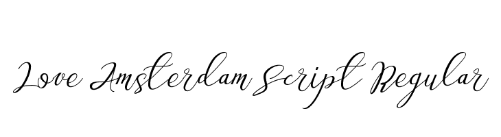Love Amsterdam Script Regular  لخطوط تنزيل