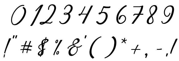 Love Amsterdam Script Regular Font OTHER CHARS