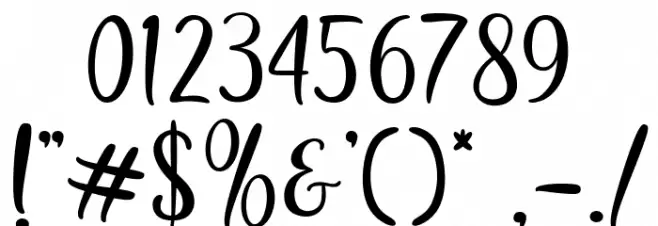 Love And Faith Font OTHER CHARS