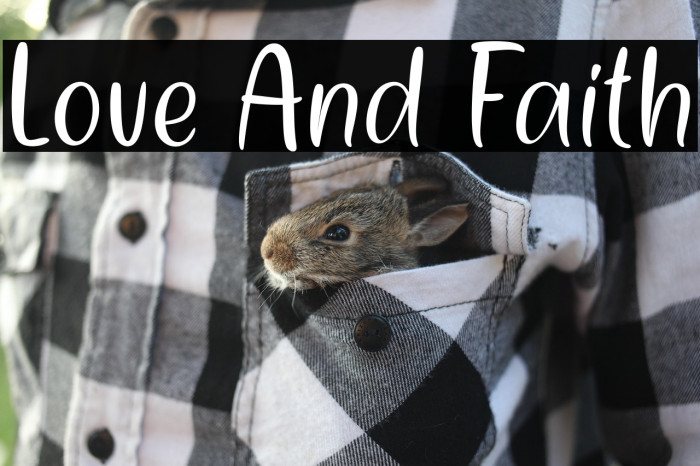 Love And Faith Example 1