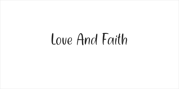 Love And Faith Logo