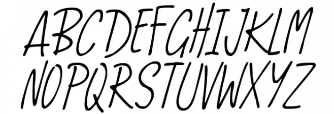 Love And Romance Italic Шрифта ВЕРХНИЙ