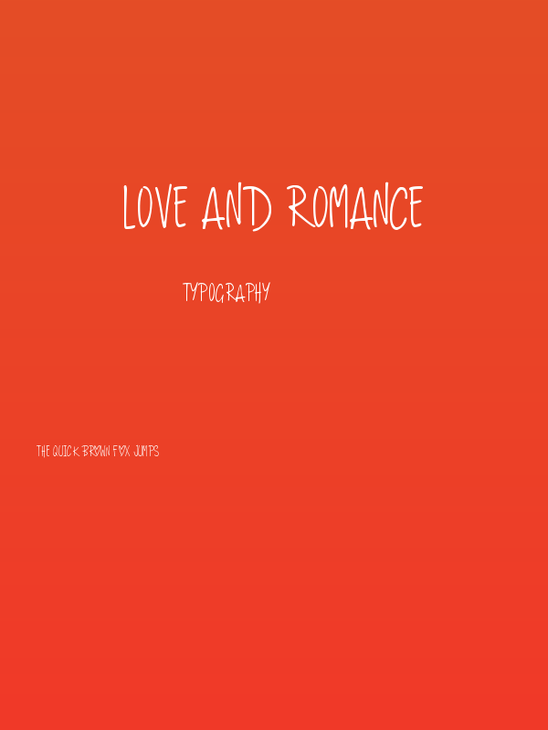 Love And Romance Poster