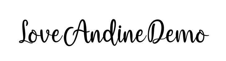 Love Andine Demo  Fuentes Gratis Descargar