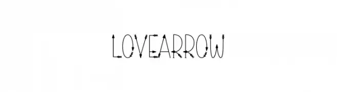 Love Arrow  font caratteri gratis