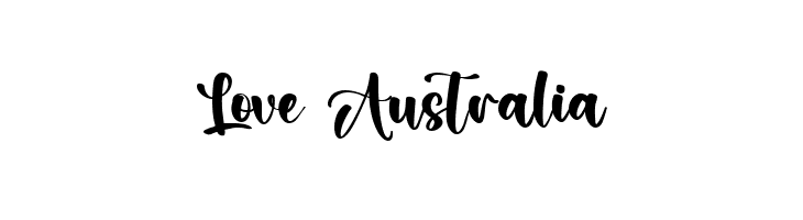 Love Australia  baixar fontes gratis