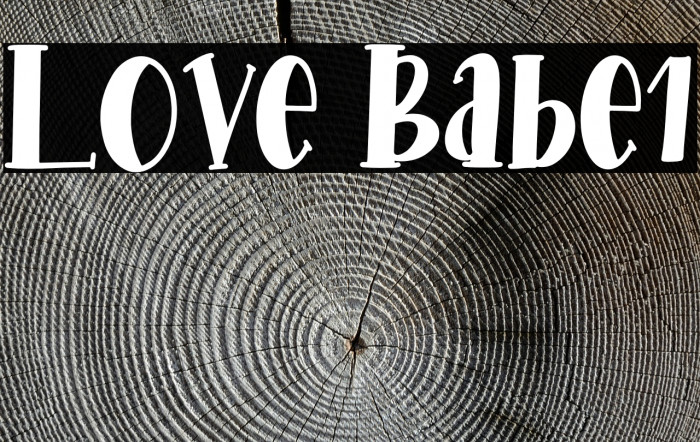 Love Babe1 Font examples