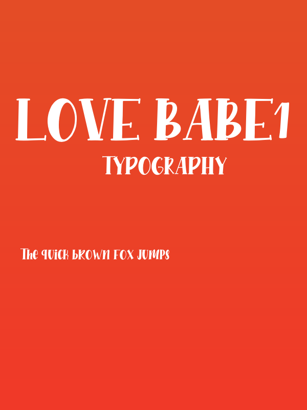 Love Babe1 Poster