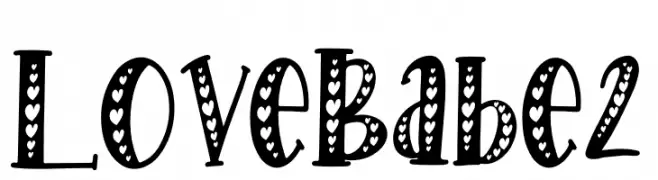 Love Babe2  les polices de caractères gratuit tlcharger