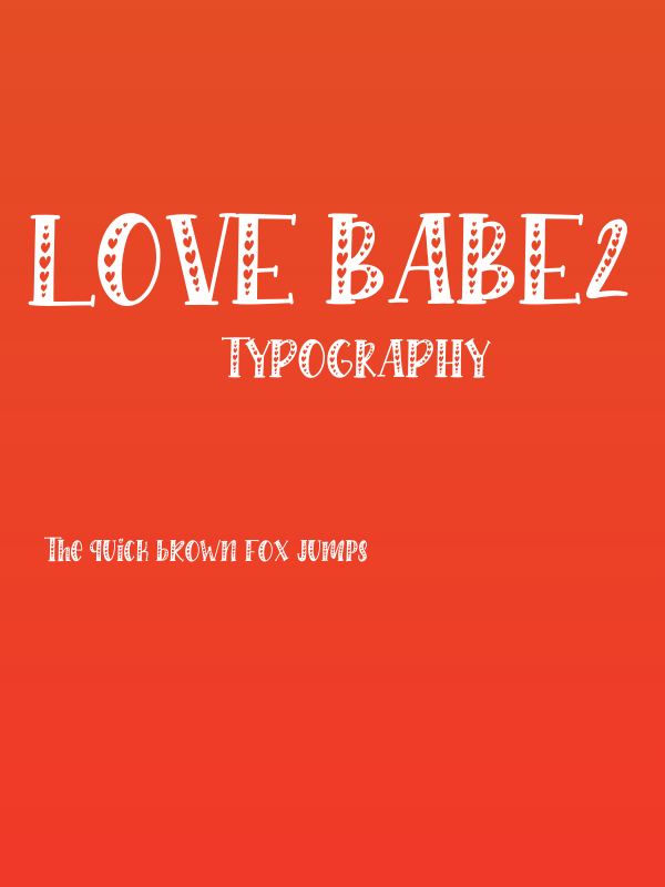 Love Babe2 Poster