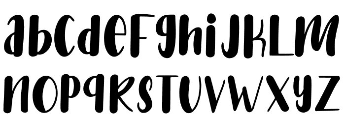 Love Babe3 Font LOWERCASE