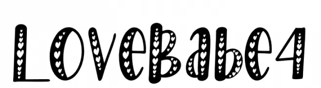 Love Babe4  Frei Schriftart Herunterladen