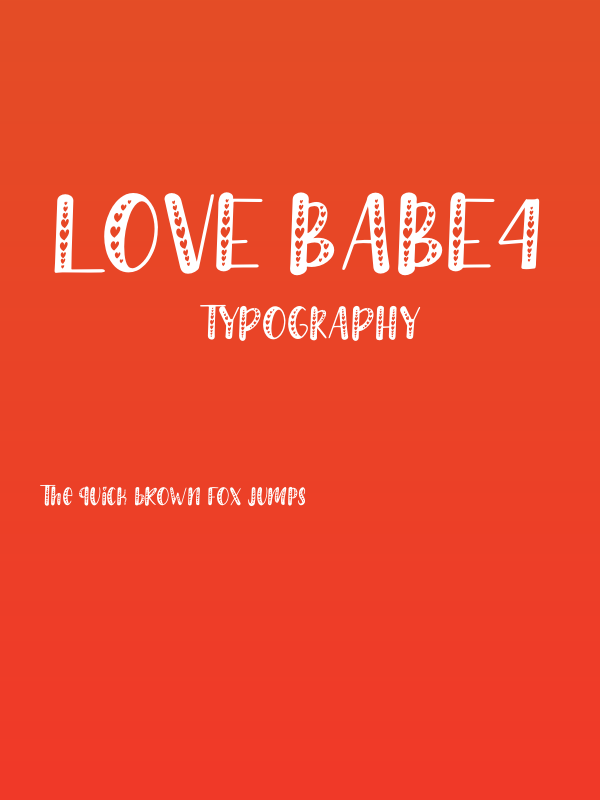 Love Babe4 Poster