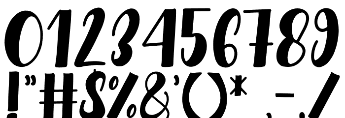 Love Babe5 Font OTHER CHARS