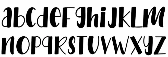 Love Babe5 Caratteri MINUSCOLO