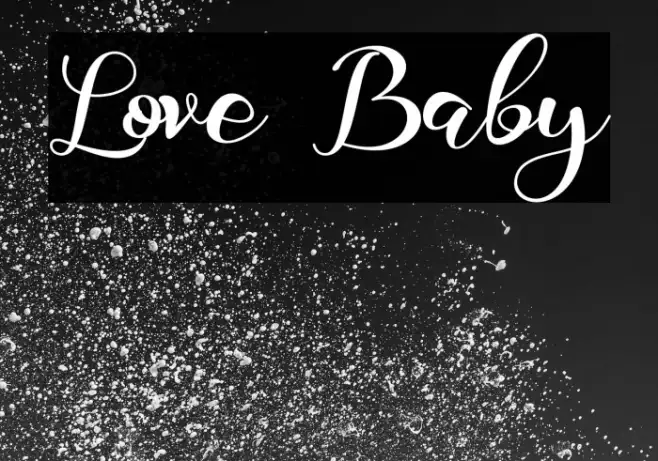 Love Baby Example 2
