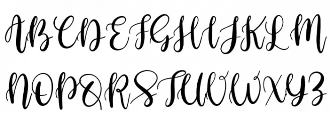 Love Balqist Schriftart Groß