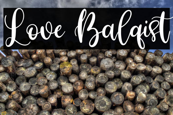 Love Balqist Example 1