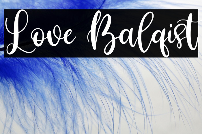 Love Balqist Example 3