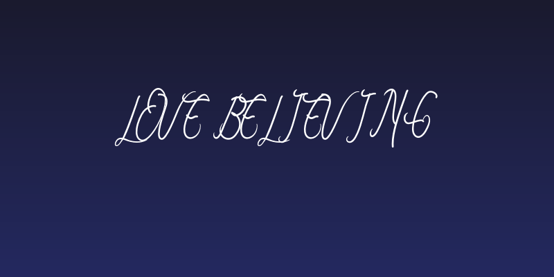 Love Believing Social Header