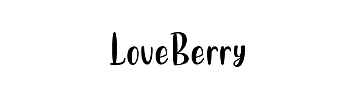 Love Berry  Free Fonts Download