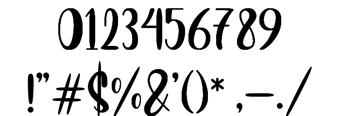 Love Berry Font OTHER CHARS