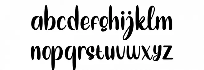 Love Berry Caratteri MINUSCOLO