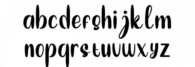 Love Berry 字体 小写