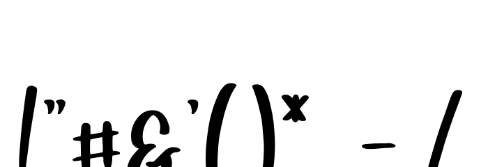 Love Betteria Sans DEMO Regular Font OTHER CHARS