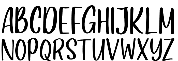 Love Betteria Sans DEMO Regular Font LOWERCASE