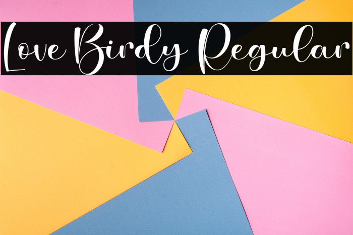Love Birdy Regular Example 3