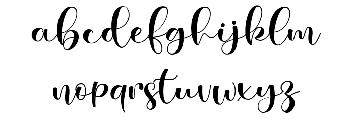 Love Birdy Regular Font LOWERCASE