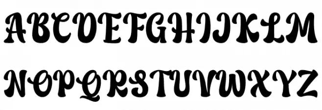 Love Bohemian - Personal Use Caratteri MAIUSCOLE