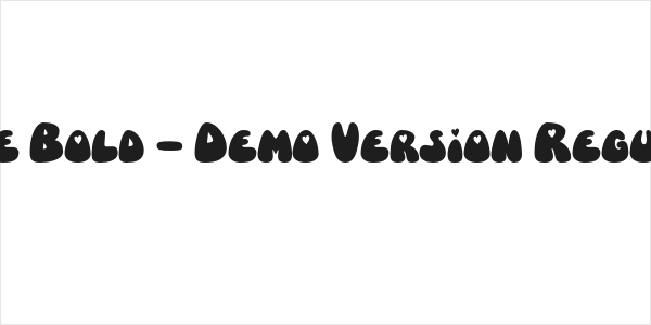Love Bold - Demo Version Regular Logo