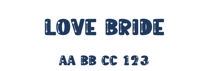 Love Bride Font Preview