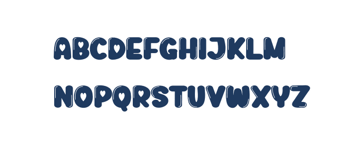 Love Buble Uppercase