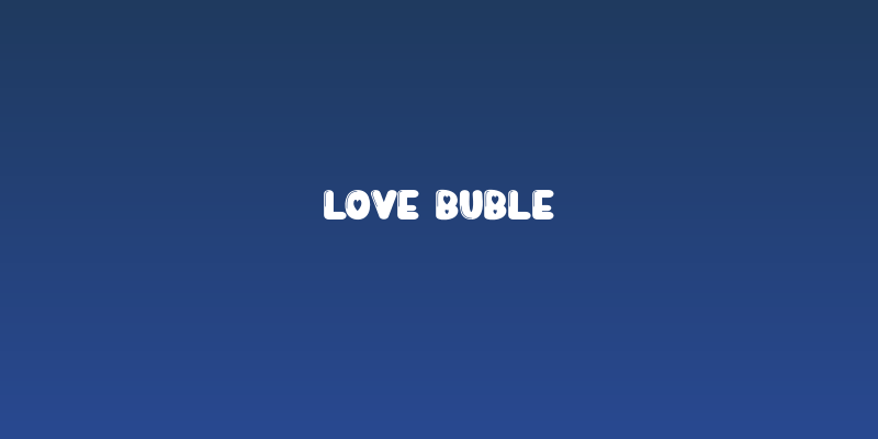 Love Buble Social Header