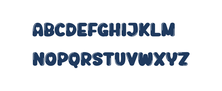 Love Buble Lowercase
